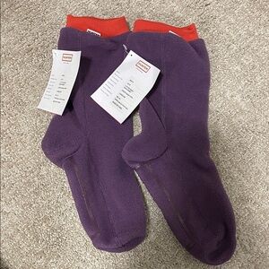 Hunter Men's Socks in Purple and Red